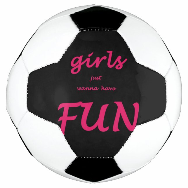 Ballon De Foot les filles veulent juste s'amuser (Devant)