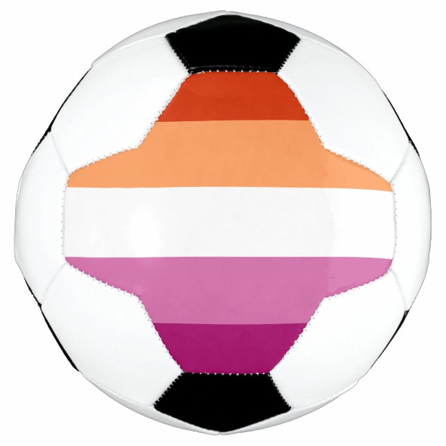 Ballon De Foot Lesbian Pride Flag LGBTQ (Devant)