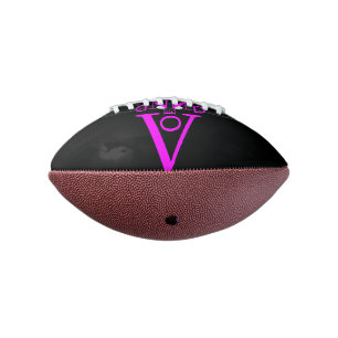 Ballon De Foot Lettre violette Visage Mini Football