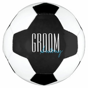 Ballon De Foot Lettres audacieuses "Groom" Soirée de mariage pers
