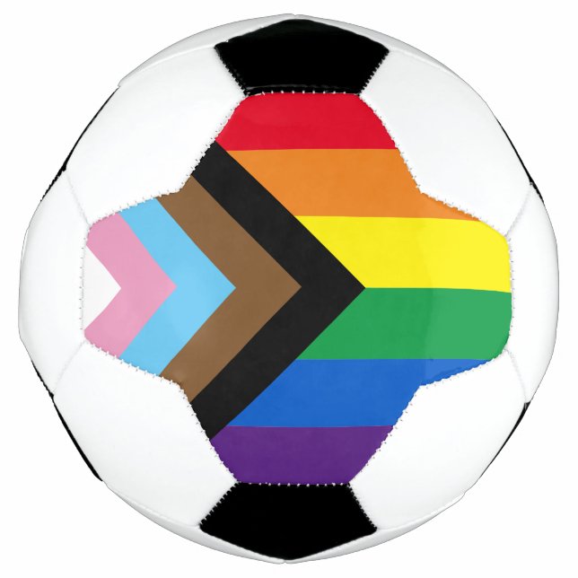Ballon De Foot Lgbtq Drapeau gay pride de diversité de l'arc-en-c (Devant)
