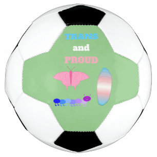 Ballon De Foot LGBTQIA Papillon de la Fierté Transgenre Chenille