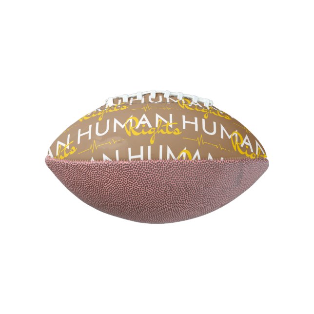 Ballon De Foot Lifeline to Human Rights (Tourné à 90°)