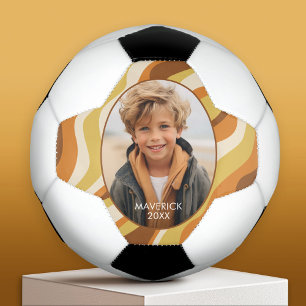 Ballon De Foot Ligne biologique Art Abstrait - 1 Photo - Couleurs