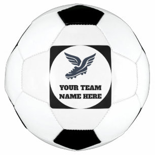 Ballon De Foot Logo de chaussure de football à ailes d'équipe de