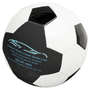 Ballon De Foot Logo de voiture de luxe - Voiture de sport Ice Blu