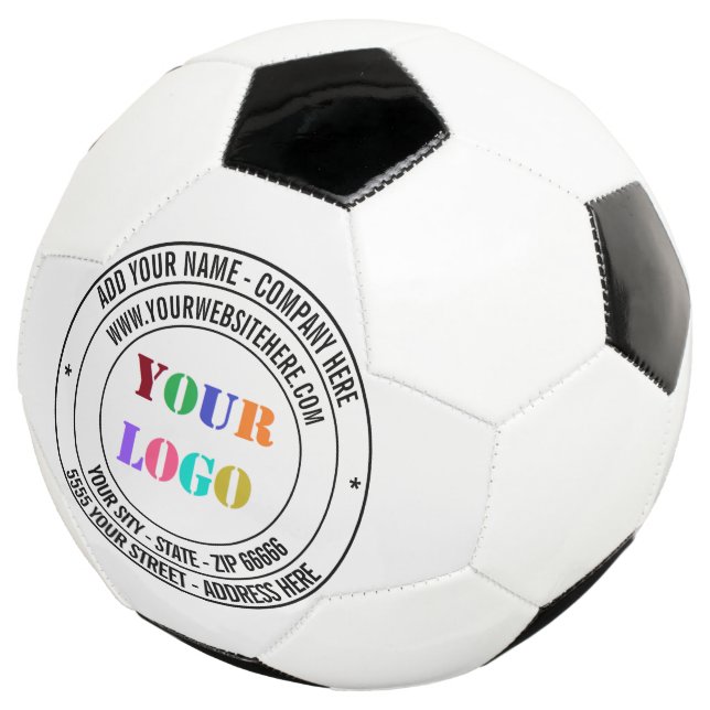 Ballon De Foot Logo personnalisé et texte promotionnel Soccer Bal (3/4)