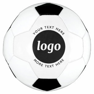 Ballon De Foot Logo Simple Avec Entreprise Texte