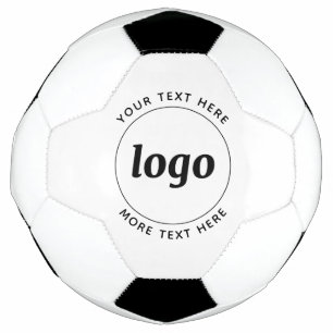 Ballon De Foot Logo Simple Avec Entreprise Texte