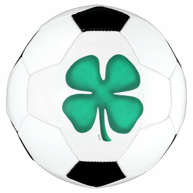 Ballon De Foot Lucky 4 Leaf Irish Clover balle de football (Devant)