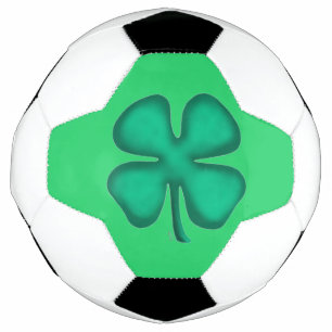 Ballon De Foot Lucky 4 Leaf Irish Clover green balle de football
