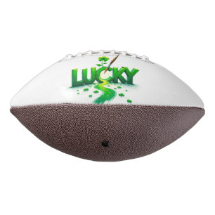Ballon De Foot Lucky Clover Design pour la St. Patrick's Day