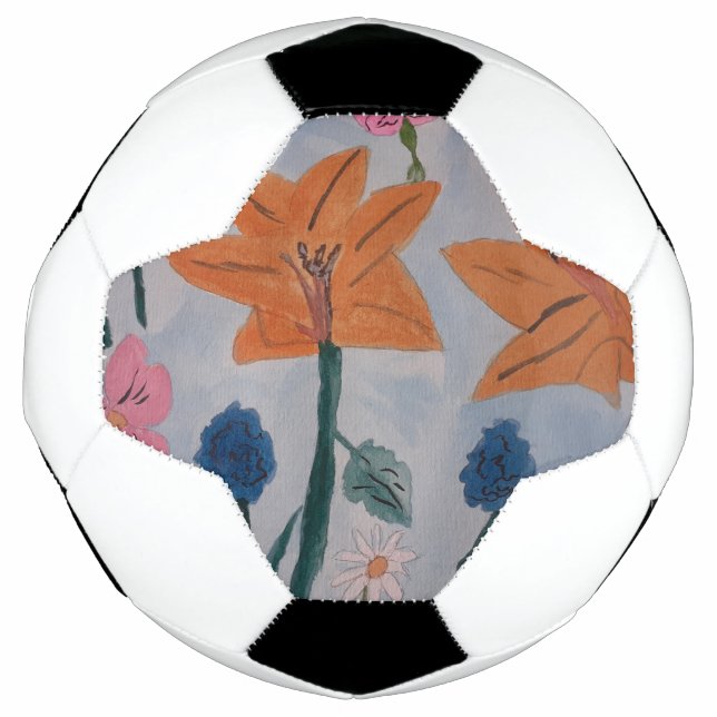Ballon De Foot Lys orange (Devant)