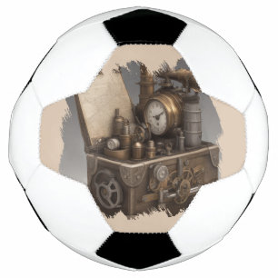 Ballon De Foot Machine à temps Steampunk - Vintage coffre au trés