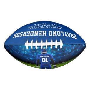 Ballon De Foot Maillot Bleu Football Joueur Personnalisé