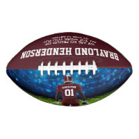 Maillot bordeaux personnalisé joueur de football