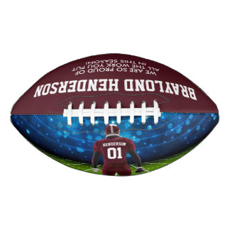 Ballon De Foot Maillot bordeaux personnalisé joueur de football