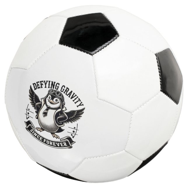 Ballon De Foot Manchot Aviateur (3/4)