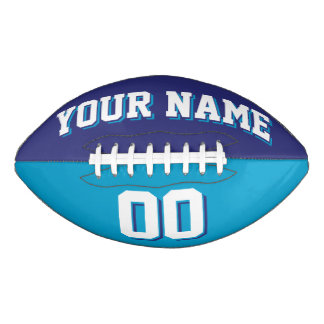 Ballon De Foot Marine BICOLORÉE Et Football Blue Custom