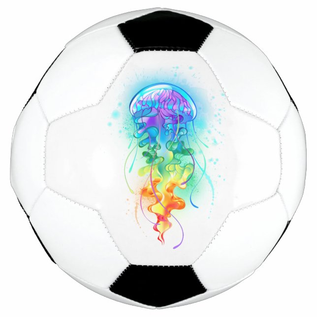 Ballon De Foot Méduse arc-en-ciel (Devant)