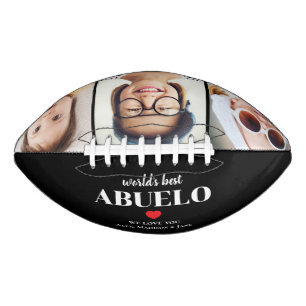 Ballon De Foot Meilleur Abuelo du Monde On T'aime 3 Collage de Ph