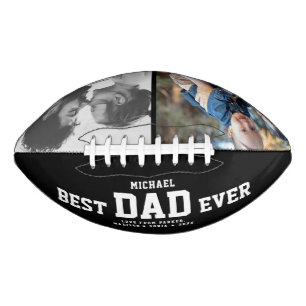 Ballon De Foot MEILLEUR DAD JAMAIS moderne Cool Photo Collage per