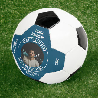 Ballon De Foot Meilleur Entraîneur photo personnalisée