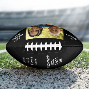 Ballon De Foot Meilleur grand-père photo noir