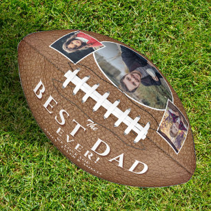 Ballon De Foot Meilleur papa Cuir Imprimer Père`s Jour 3 Photos