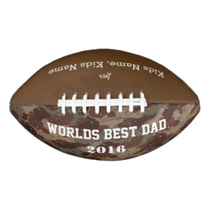 Ballon De Foot Meilleur papa du monde, personnalisable