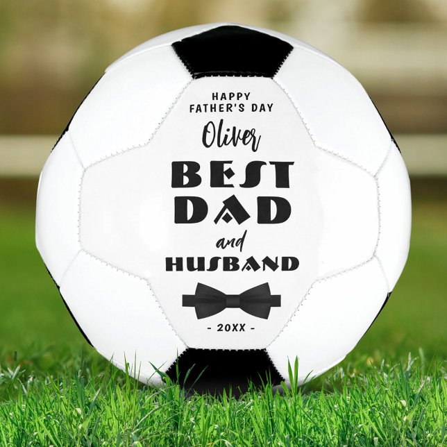 Ballon De Foot Meilleur papa et mari Cravate noire Élégant (Créateur téléchargé)