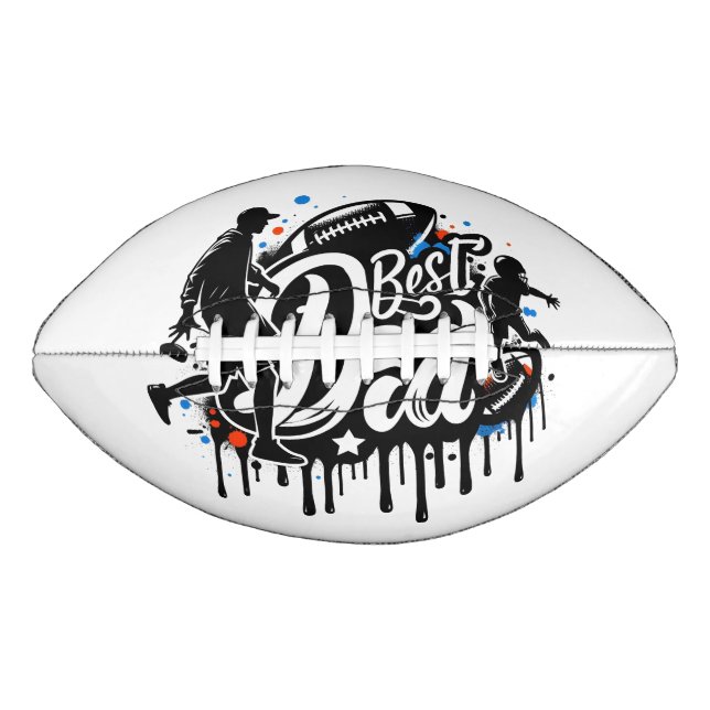 Ballon De Foot Meilleur papa Football père et fils Football (Devant)