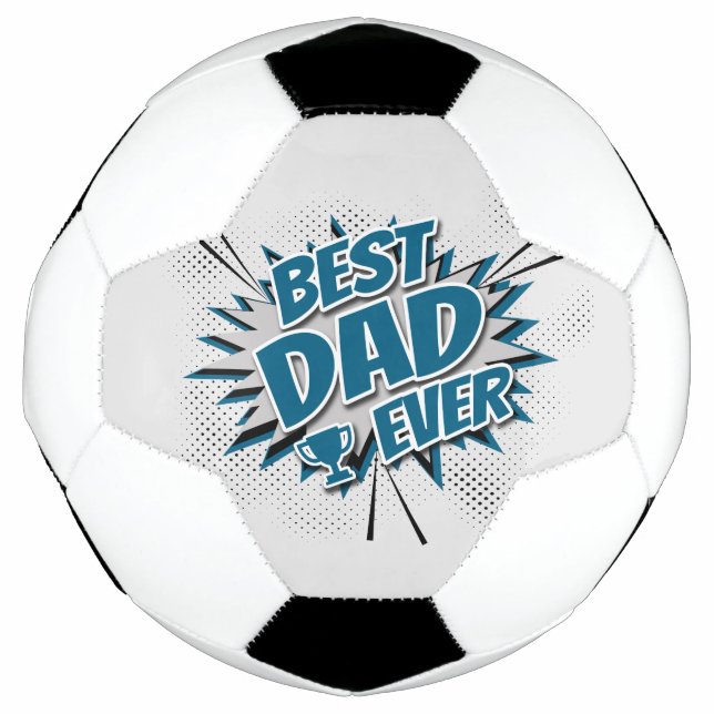 Ballon De Foot Meilleur papa jamais (Devant)