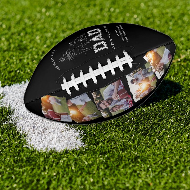 Ballon De Foot Meilleur papa jamais | 5 Fête des pères photo (Créateur téléchargé)