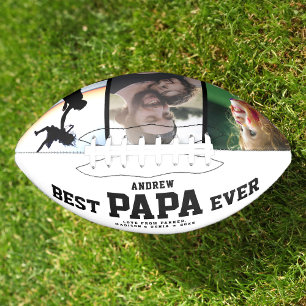 Ballon De Foot MEILLEUR PAPA JAMAIS Cool moderne Couleur photo Co