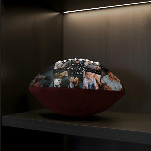 Ballon De Foot Meilleur papa jamais   Fête des pères 8 Collage ph