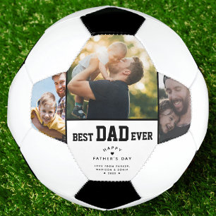 Ballon De Foot Meilleur papa jamais personnalisé 3 couleur Fête d