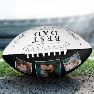 Ballon De Foot Meilleur père Foliage 3 Photo personnalisée Collag