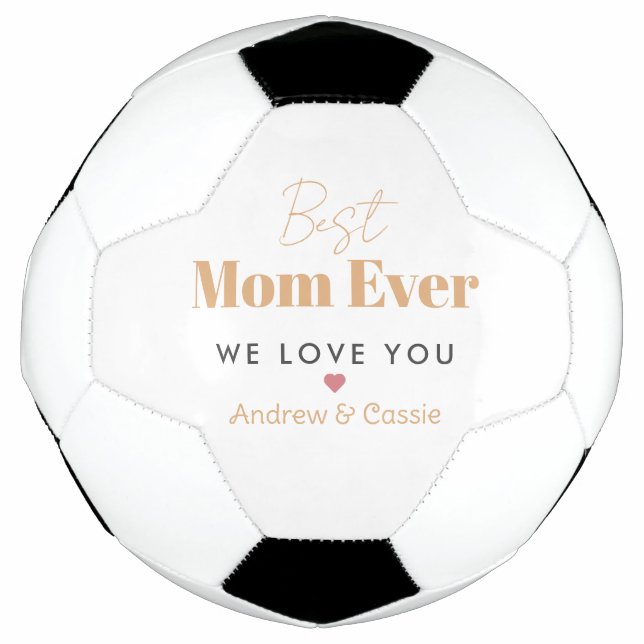 Ballon De Foot Meilleure maman jamais (Devant)