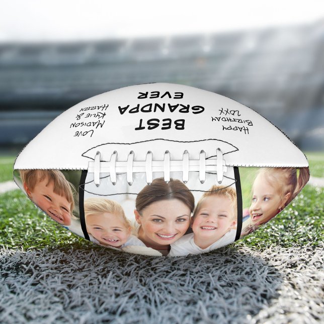 Ballon De Foot Meilleure photo de Grand-Père (Créateur téléchargé)