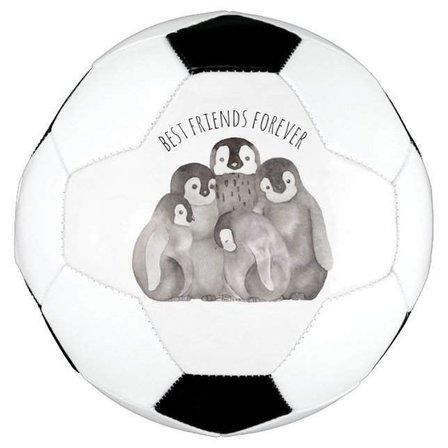 Ballon De Foot Meilleurs amis Empereur Penguins (Devant)
