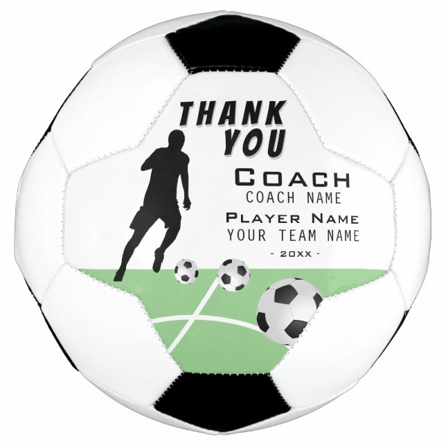 Ballon De Foot Merci Coach Soccer Player Merci (Devant)