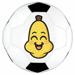 Ballon De Foot Mignon Banini Banana Art de personnage Kawaii