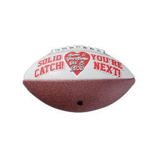 Ballon De Foot MINI -Gris & Rouge- Lancer de Jarretière Alternati
