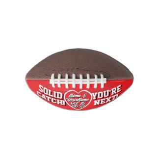 Ballon De Foot MINI -Rouge & Blanc- Lancer de jarretière alternat