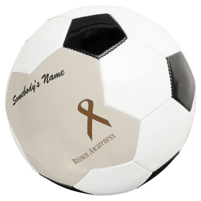 Ballon De Foot Modèle de carbone Brown standard par Kenneth Yonci (3/4)