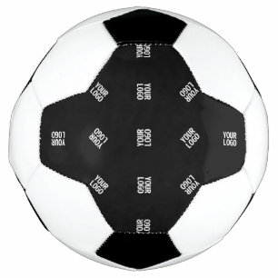 Ballon De Foot Modèle de Motif Logo moderne unique Black