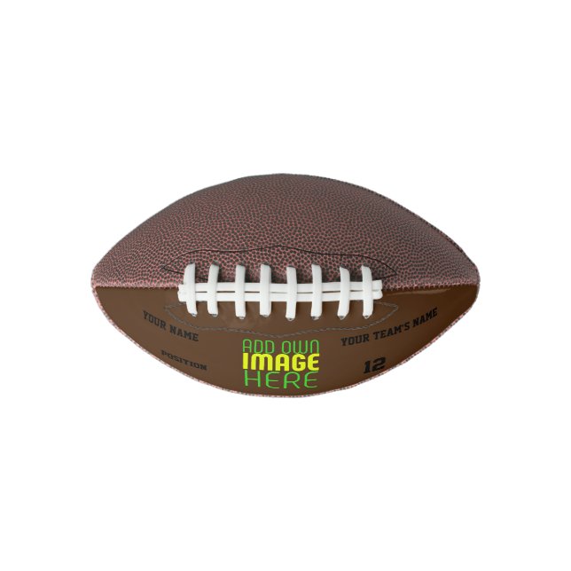 BALLON DE FOOT MODÈLE DE TEXTE D'IMAGE BROWN SIMPLE MODERNE (Devant)