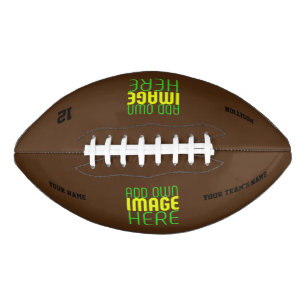 BALLON DE FOOT MODÈLE DE TEXTE D'IMAGE BROWN SIMPLE MODERNE