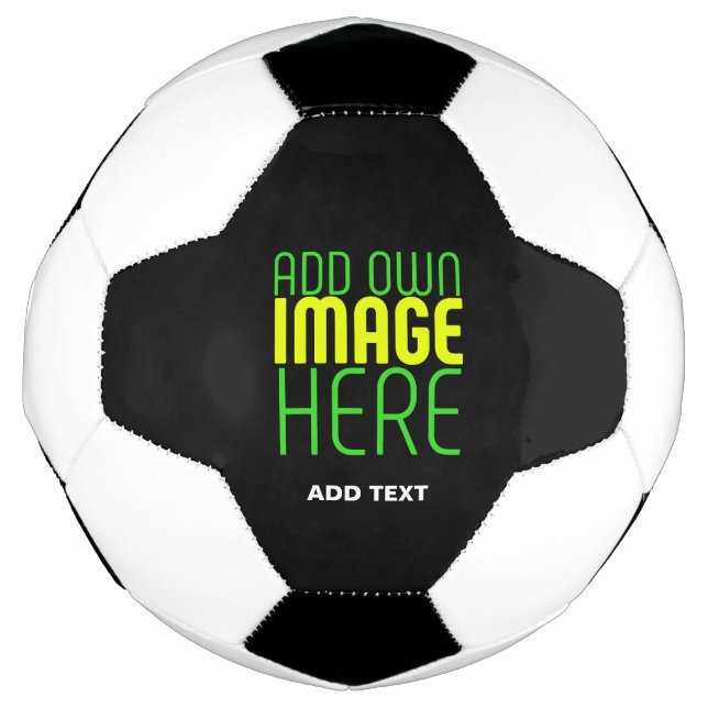 BALLON DE FOOT MODÈLE DE TEXTE D'IMAGE NOIRE SIMPLE ET MODERNE (Devant)